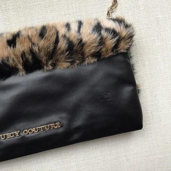 💜Juicy Couture Faux Fur Leopard Clutch 2 for $20! - Picture 9 of 12